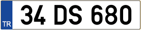 Truck License Plate